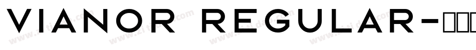 Vianor Regular字体转换